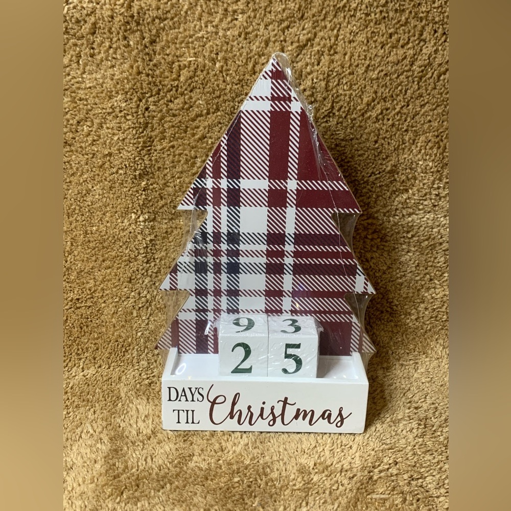 Days til Christmas countdown tree